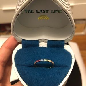 The Last Line rainbow eternity band